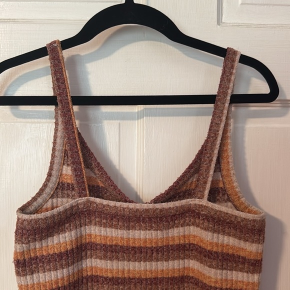 American Eagle Women's Striped Knit Tank Top Size Medium - Picture 7 of 8